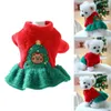 Vestido de saia de vestuário para cães para cães grandes de cães grandes urso de casaco de casaco de cachorro pijamas tema de natal