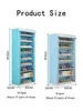 1086Layers Shoe Cabinet Organizer Stand Holder Dammtät tyghylla Hem Hall Saving Space Furniture Storage Rack 240329