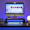 Случаи Vaydeer Monitor Stand Riser с USB3.0 Поддержка передачи данных и зарядка сталелитейного рабочего стола для ноутбука компьютера