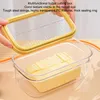 Garrafas de armazenamento Caixa de manteiga Recipiente de queijo Refrigerado Selando tampa de silicone para facilitar o corte