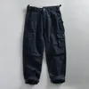 Men's Pants American Style Cargo For Men High Street Casual Youth Trousers Pure Cotton Taper Loose Trend Clothing