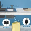 Flüssige Seifenspender Samodra Messing mit Verlängerungsrohr Kit gebürstet Nickelwaschmittel für Küchenspüle Badezimmer