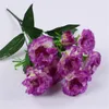 Decorative Flowers 1 Bouquet 10 Head Carnation Artificial Plastic Fake Plants Ake Christmas Home Party Wedding Decor