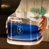 保管ボトルペットフード密閉容器シリアルキッチンボックスグレード透明なプラスチック保湿ドライグッズタンク