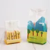 Gift Wrap 50Pcs Cartoon Cookies Biscuit Sugar Food Grade Plastic Candy Dessert Birthday Party Packaging Bags
