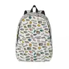 Schooltassen Alle boeken - Back to Book Lover Construction Truck Student Book Tag Canvas Daypack Middle High College Hiking