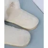 Slippers 059 DIY Design Women Home Solid Color Open Toe Indoor Winter Flat Non-slip Leisure Interior Female Shoes