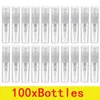 Bouteilles de rangement 100pcs 2 ml mini-pulvérisation de bouteille de pulvérisation de parfum d'échantillon de pompe de flacon de flacon