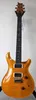 24 Private Stock Paul Smith Yellow Flame Maple Top Electric Guitar White Pearl Birds Inlay, Tremolo Bridge