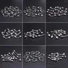 10pcslot en métal courbe CHARMS Piercing Design Ring Jewelry Foret Perce Punk Style Nails Art Decoration 240328