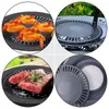 Pans Portable Gas Stove Iron Baking Pan Roaster Mold Round Nonstick Bakeware Oven Kitchen