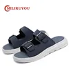 Summer Men Slifors Mareschi maschi Eva Scarpe casual non colpite Piattaforma di sandalo Muli di alta qualità spiaggia morbida 240328