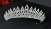 Coiffes A281 Crystal Wedding Tiara Bridal Crown Hair Accessoires pour femmes bijoux de tête Queen Big1732506
