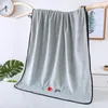 Towel I LOVE YOU Couple Bath Home Bathroom Products Soft Absorbent Quick-drying Coral Fleece Large S Beach