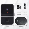 Dörrklockor WiFi Video Doorbell Smart Home Wireless Security Protection Camera Ring Door Bell Intercom Night Vision Raddbar Kement App