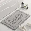 Alfombrillas de baño Matepa de espuma absorbente alfombras de baño suave alfombra no deslizante almohadilla de pie de color sólido alfombras de baño de baño