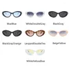 Sunglasses DYTYMJ Cat Eye Women Vintage Simple Oval Glasses 2024 Eyewear Retro Female Lentes De Sol Hombre
