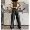 Pantalon féminin rétro plusieurs vêtements de travail de poche