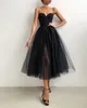 Women Fashion Aline Evening Dress Tulle Sexy Spaghett Vneck Backless Party Elegant Cocktail Bridesmaid Dresses 240327