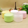 Storage Bottles 50PCS Refillable Travel Face Cream Lotion Cosmetic Container Plastic Empty Makeup Jar Pot 5 Colors 10/20/50/100g