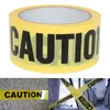 25mx5cm Roll Yellow Caution Tape for Safety Barrier for Police Barricade for Contractors New Arrival