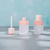 Botellas de almacenamiento Botella de tubo de brillo labial Botella transparente de recipientes de plástico transparente transparente