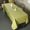 Table Cloth Solid Color Tablecloth Dining Room End Desk Mat LJ1177