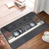 Tapijten retro camera niet-slip deurmat cassette gouden tapijt woonkamer keukenmat buiten indoor patroon