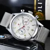 Designer Running Second Fashion Full Fonction Timing Business Mens Quartz Watch Small