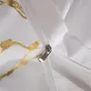 Королева постельное белье подмолочное покрытие набор белого мрамора с печеной 3 кусок