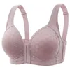 Bras imposta il reggiseno femminile con fibbia anteriore cadente e raccolto seni ausiliari senza anelli d'acciaio da donna abbigliamento sexy biancheria intima