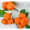 Dekorativa blommor konstgjorda orange spett konstmålning rekvisita dekor mandarin simulerad frukt 3,7 cm hem