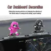 Déplacer avec la voiture coulissante ours de pâte de bricolage sur le tableau de bord de la voiture GPS Bluetooth Player Decoration Car accessoires intérieurs