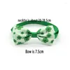 Appareils pour chiens 30/50 PCS St Patrick's Day Produit de chiot vert