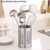 Storage Bottles 2pcs/pack Thickened Chopsticks Kitchen Utensil Holder Stainless Steel Home Large For Countertop Flatware Stand Cutlery