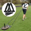 Construção corporal Fitness Sled ombro de arnês Resistência à velocidade com D EPRIA DE POWER SPORT Sports Sports Sports Ajustável Treinador de Peso 240322