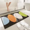 Tapis de bain tapis tapis absorbant plancher ménage porte de toilette non glippe épaissis du pied de salon tapis de chambre à coucher
