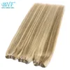 BHF Straight Human Hair Weave Bundles Indian Remy 100g Weft Ombre Blond Color 16 till 28 240402