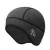 Cappelli da ciclismo Cap di protezione per le orecchie con buco del buco con gli occhiali per sci da sci all'aperto