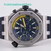 Luxury AP Wrist Watch Epic Royal Oak Offshore 26703st Mens Precision Steel Blue Plate Automatique mécanique Swiss Watch Famous Luxury Sports Watch