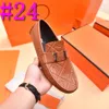 40Model Männer Britische Designer-Slipper Solid Color Faux Wildleder Stiche runden Zehen Quasten Slip auf klassisches Modegeschäft Casual Hochzeit Luxuskleiderschuhe Größe 38-46