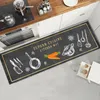 Carpets Tableware Kitchen Letter Print Floor Mat Living Room Decor Carpet Home Hallway Entrance Doormat Balcony Door Anti Slip Rug