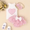 Kleidungsstücke Kleinkind Baby Mädchen 3pcs Sommer -Outfit