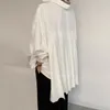 Blouses de femmes coréen chic printemps français Mujer Mujer Collier plissé design lâche et chemises décontractées à manches longues pour