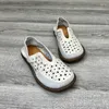 Casual schoenen Birkuir Retro Echt lederen Hollow Out Handmade Women Platform Loafers Super Soft Soles Comfort Luxe Lazy