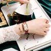 Tiktok Elegant Temperament Square Quartz Korean Personality Small Green Watch Belt Women's Wristwatch