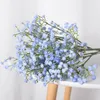 Flores decorativas 90 Cabeças 52 cm Babies respirarem o arranjo de buquês florais de plástico artificial artificial para decoração de casamento em casa