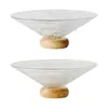 Teller Obstkorb Schüssel Dekorative Sockelbrot Dessertplatte Glasschale Serving