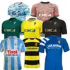 23 24 CADIZ ZARAGOZA Real Soccer Jerseys Malaga CF 2024 특수 마이즈 Alex Brian Javi Hdez Kouame Lucas Pires A. Negredo Home Away 3 번째 축구 셔츠 120 Aniversario