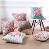 Pillow Wholesales Cover Country Style Shabby Chic Pink Peony Floral Home Decorative Case 45x45cm/30x50cm